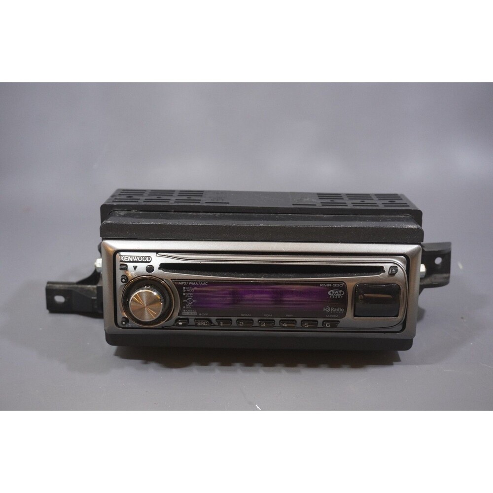 Kenwood KMR-330 Marine CD Player MP3 WMA Boat Stereo Head Unit Radio w/ Bracket